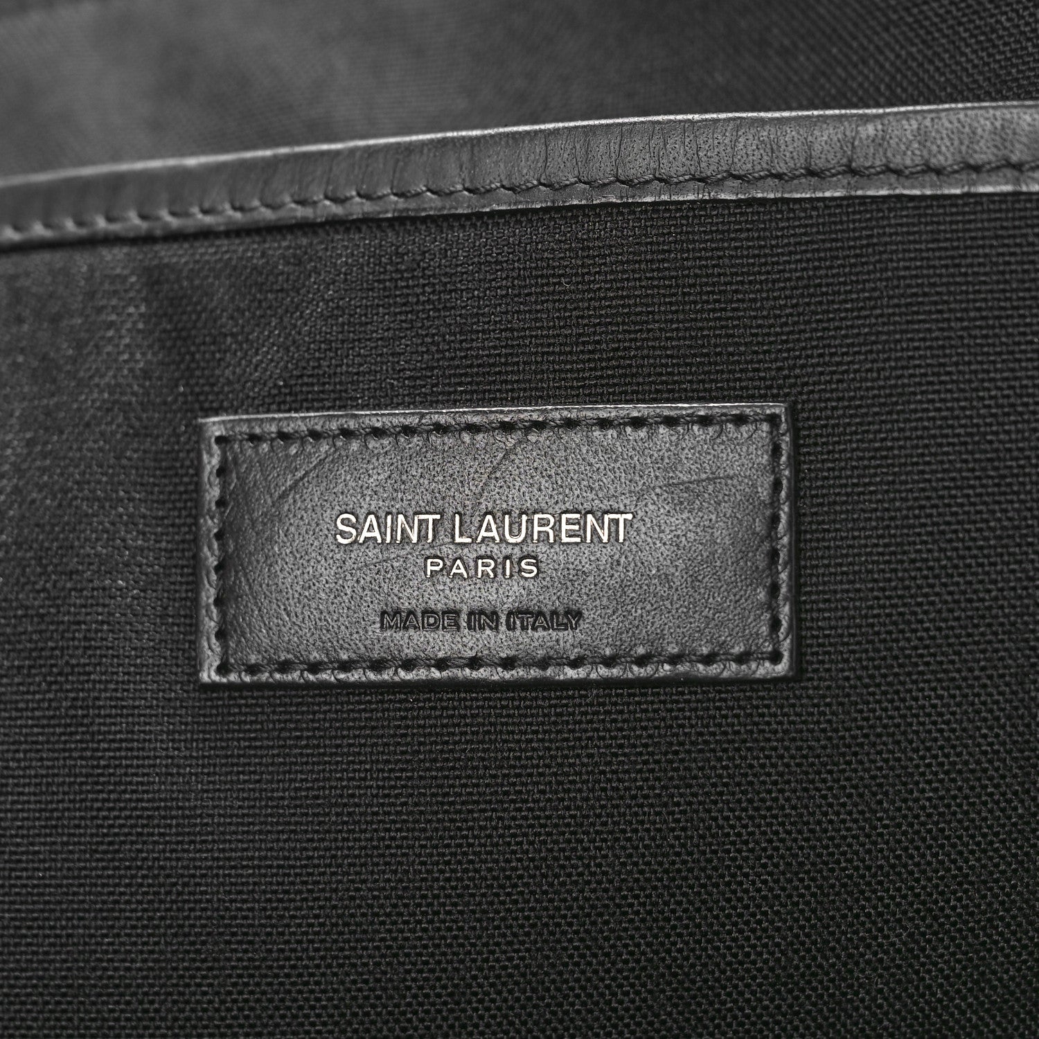 Saint Laurent Canvas City Backpack Black 6 of 9