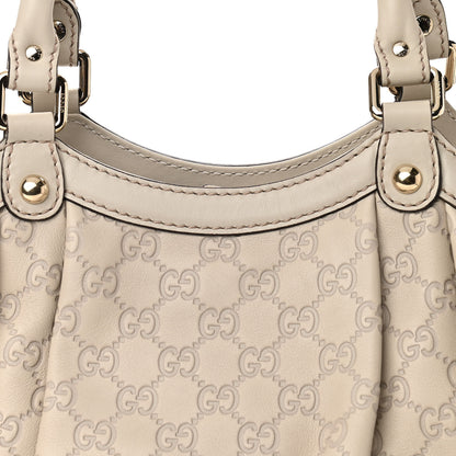 Gucci Guccissima Medium Sukey Tote Mystic White 8 of 10