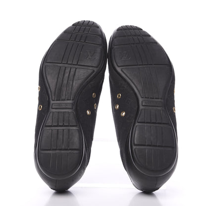 Louis Vuitton Canvas Monogram Flats 37.5 Black 6 of 9