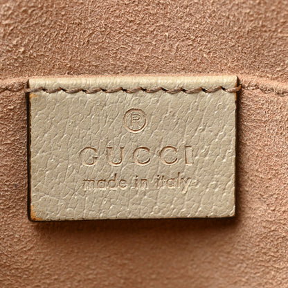 Gucci Textured Calfskin Web Small Ophidia Tote Bag Mystic White 6 of 11