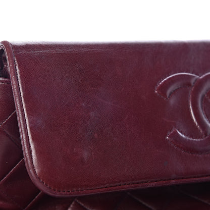 Chanel Lambskin Quilted CC Tassel Flap Red 13 of 17