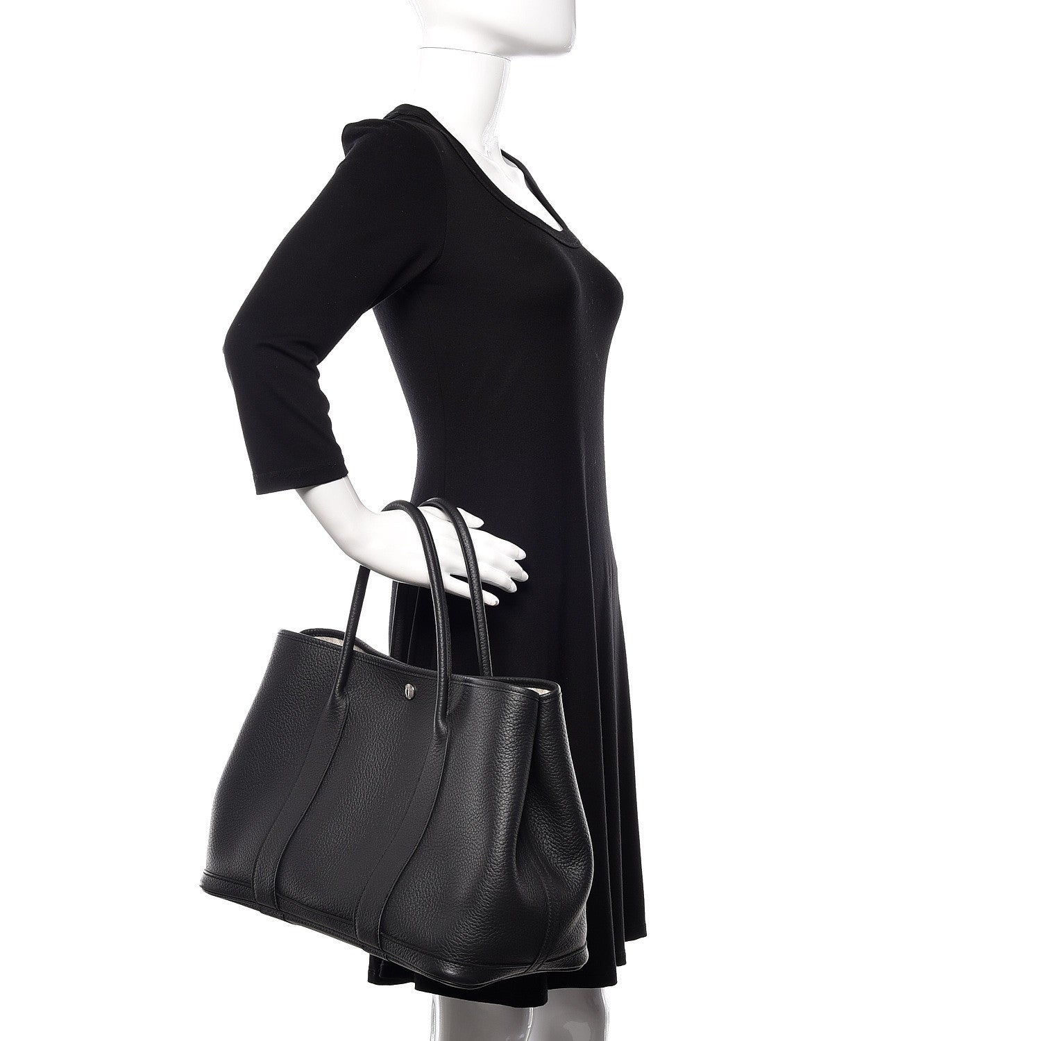 Hermes Negonda Garden Party Tote 36 MM Black 2 of 11