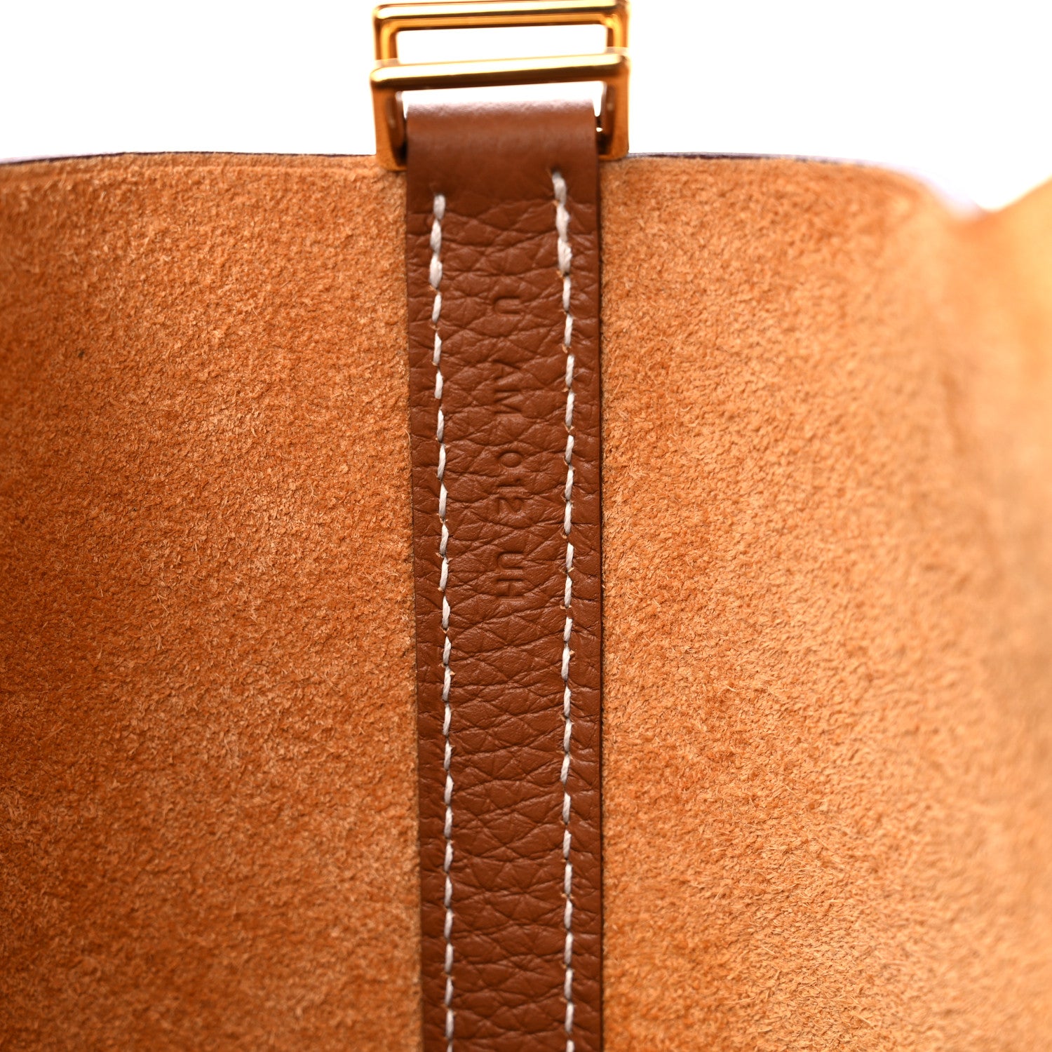 Hermes Taurillon Clemence Picotin Lock 22 MM Gold 7 of 12