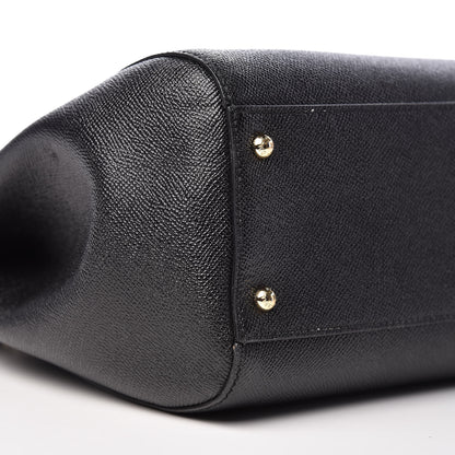 Dolce & Gabbana Dauphine Large Miss Sicily Satchel Black 7 of 10