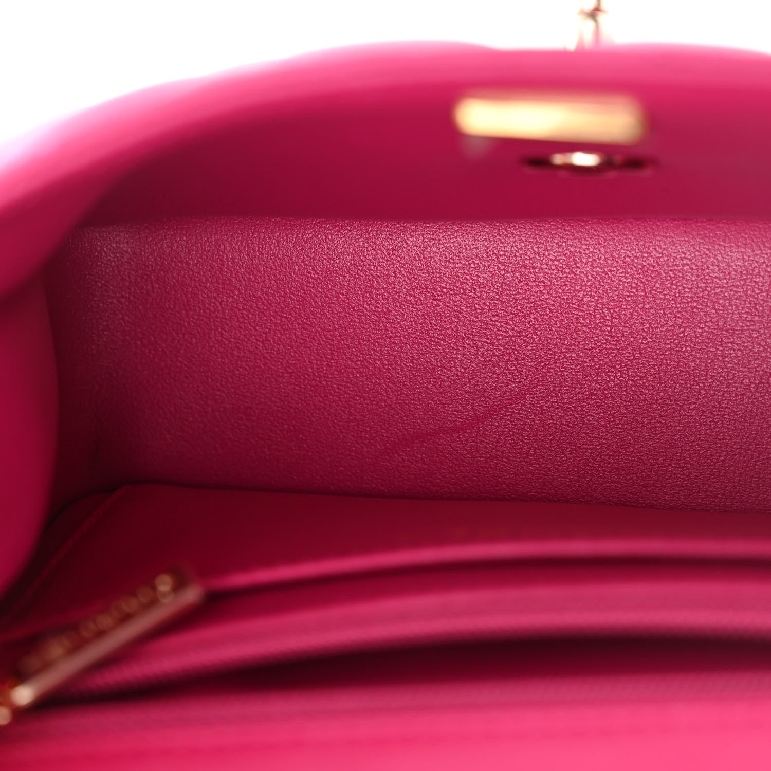 Chanel Lambskin Quilted Mini Crystal Top Handle Rectangular Flap Dark Pink 11 of 11