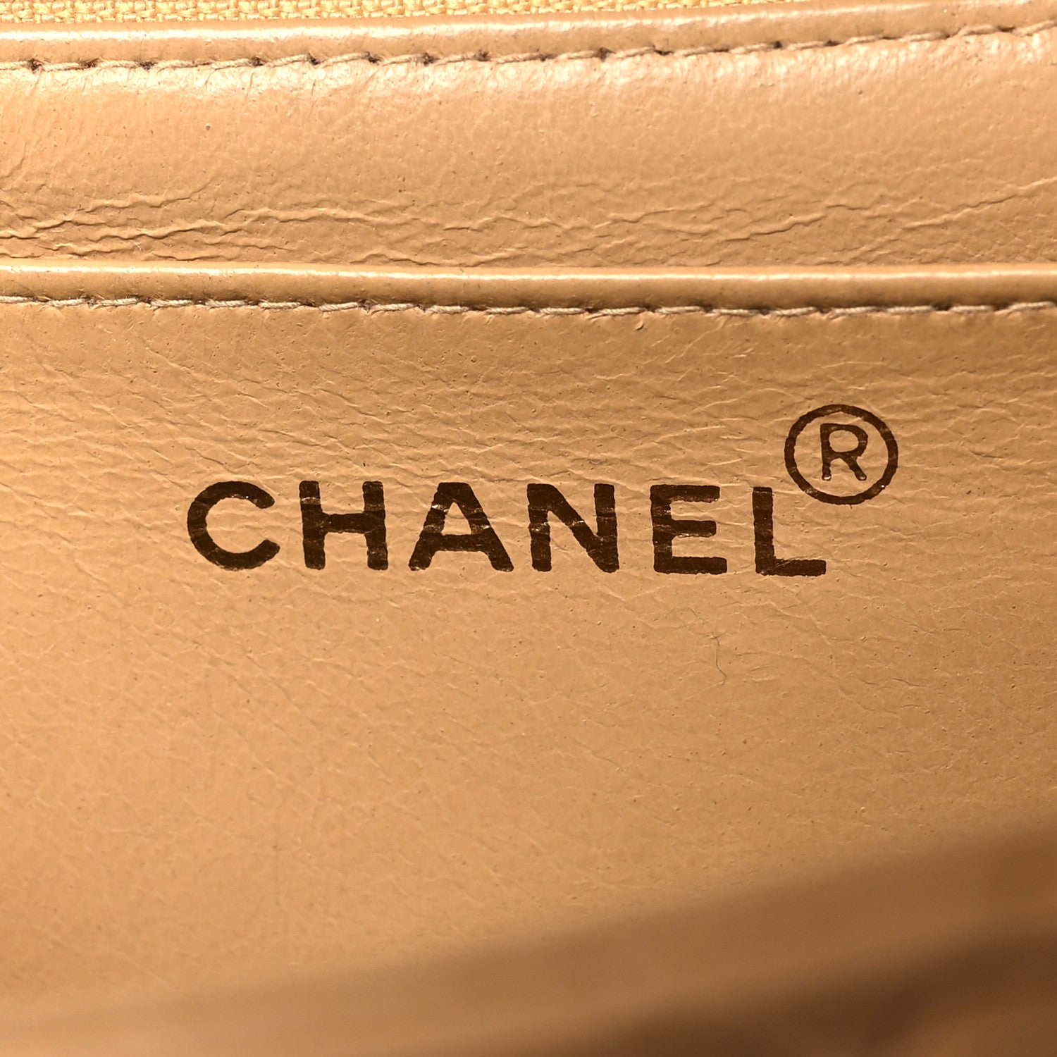 Chanel Lambskin Quilted XL Jumbo Single Flap Beige 5 of 12