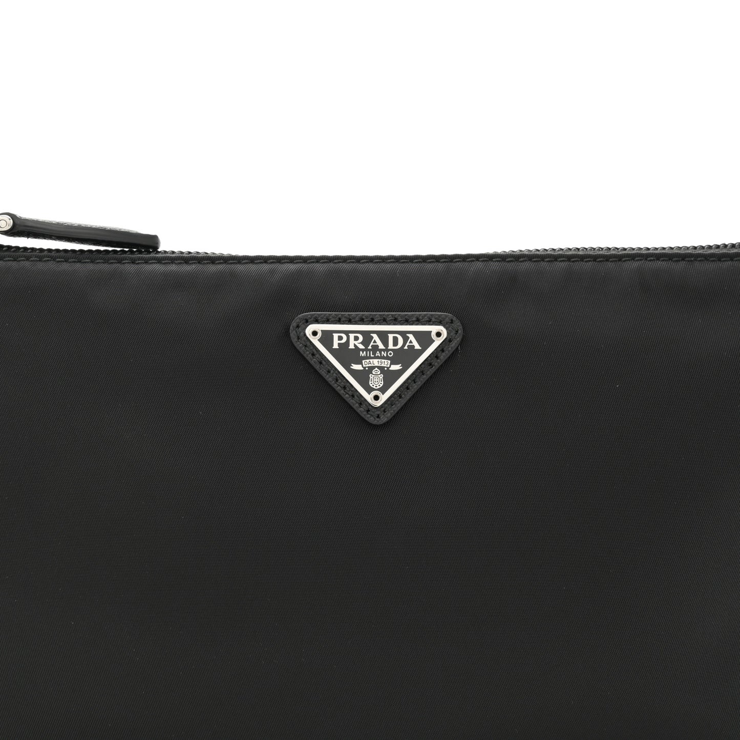 Tessuto Nylon Pochette Bag Black