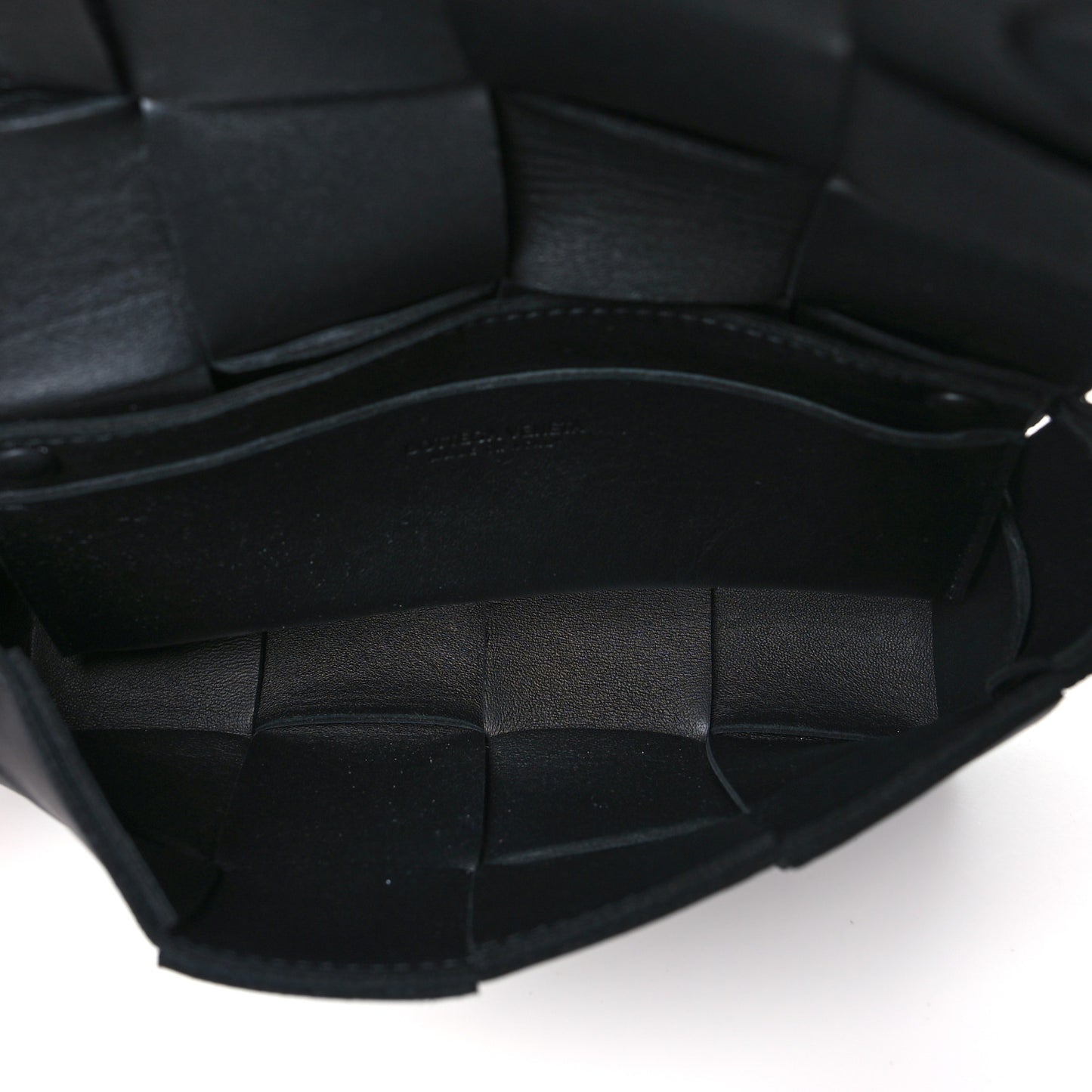 Nappa Maxi Intreccio The Belt Cassette Bag Black