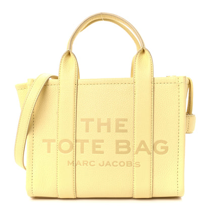 Marc Jacobs Grained Calfskin Small The Tote Bag Custard 1 of 12