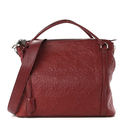 Louis Vuitton Monogram Lambskin Antheia Ixia MM Fuchsia 1 of 9