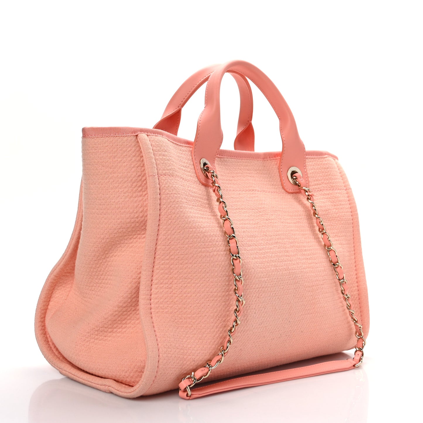 Mixed Fibers Small Deauville Tote Light Orange