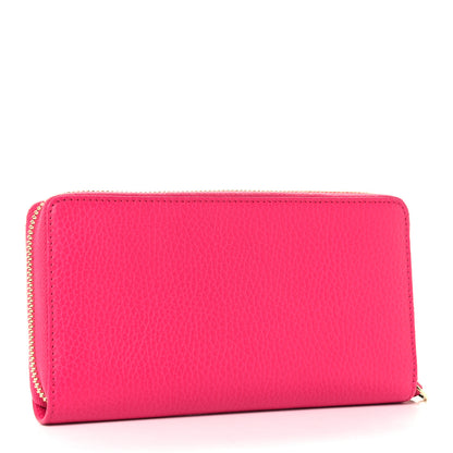 Gucci Dollar Calfskin GG Marmont Zip Around Wallet Box Pink 3 of 10