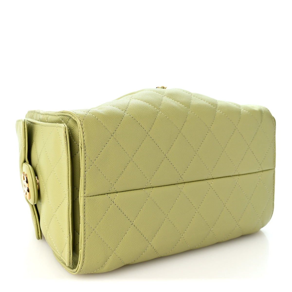 Chanel Caviar Quilted Small Chanel 25 Handbag Green 3 of 9
