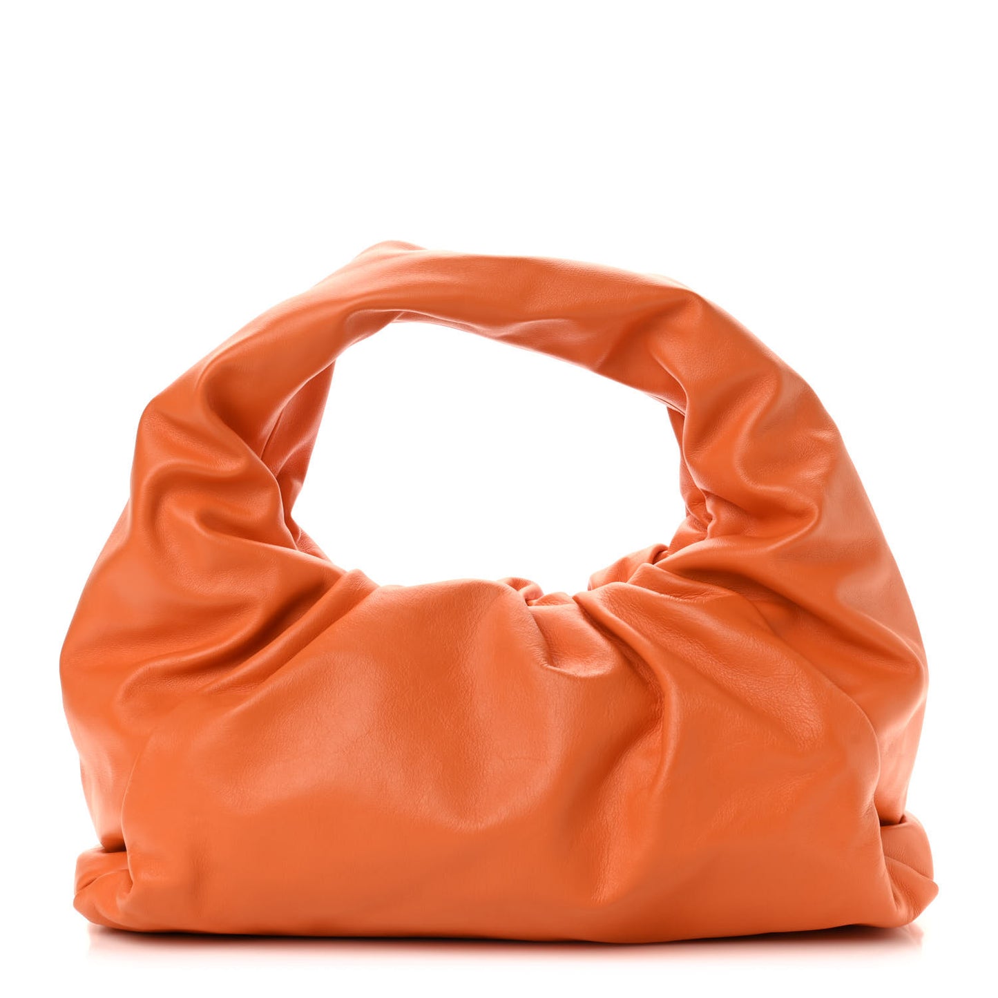 Smooth Butter Calfskin Small The Shoulder Pouch Light Orange
