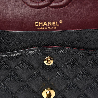Chanel Caviar Quilted Medium Double Flap Black 14 of 14