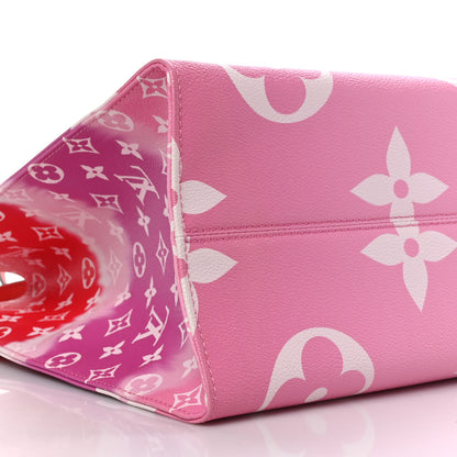 Louis Vuitton Monogram Escale Onthego GM Rouge 7 of 8