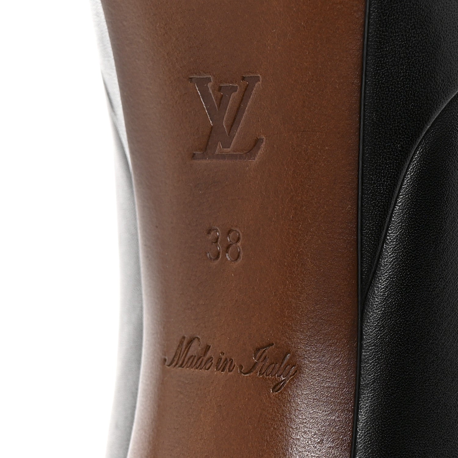 Louis Vuitton Calfskin Tomboy Platform Pumps 38 Black 7 of 10