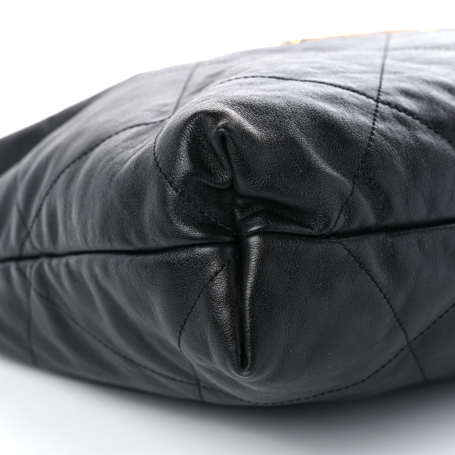 Chanel Shiny Calfskin Quilted Chanel 22 Black 10 of 12