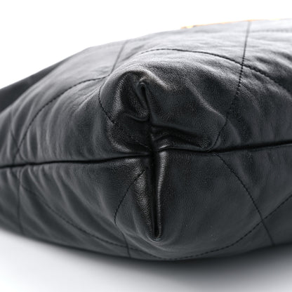 Chanel Shiny Calfskin Quilted Chanel 22 Black 10 of 12