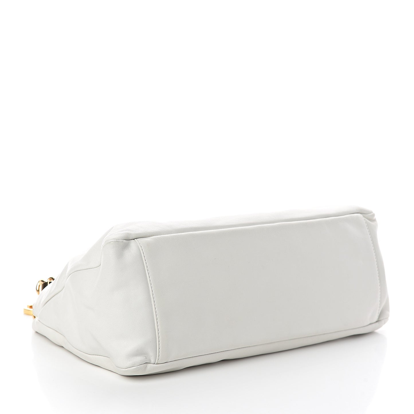 Calfskin Rodeo Drive Hobo White