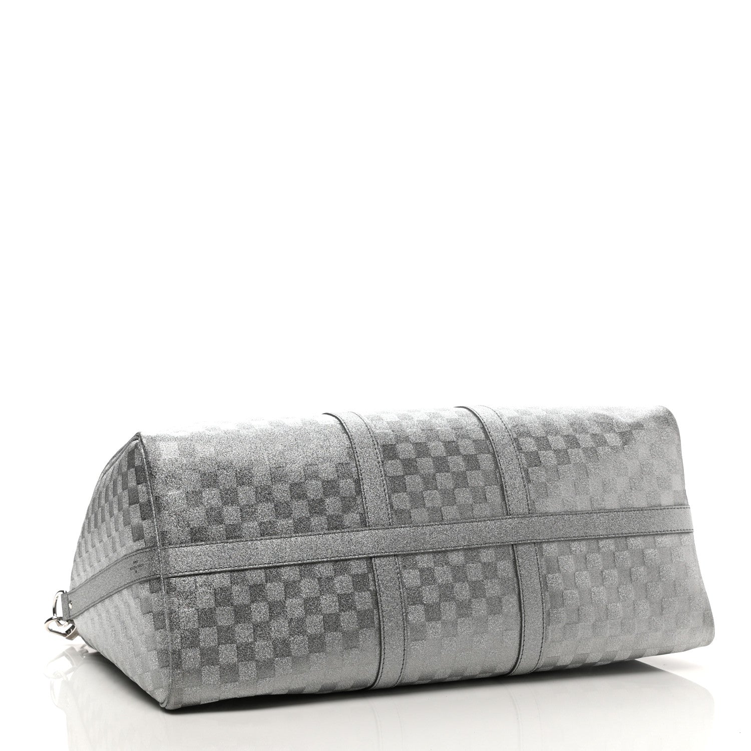 Louis Vuitton Damier Glitter Keepall Bandouliere 50 Silver 3 of 9