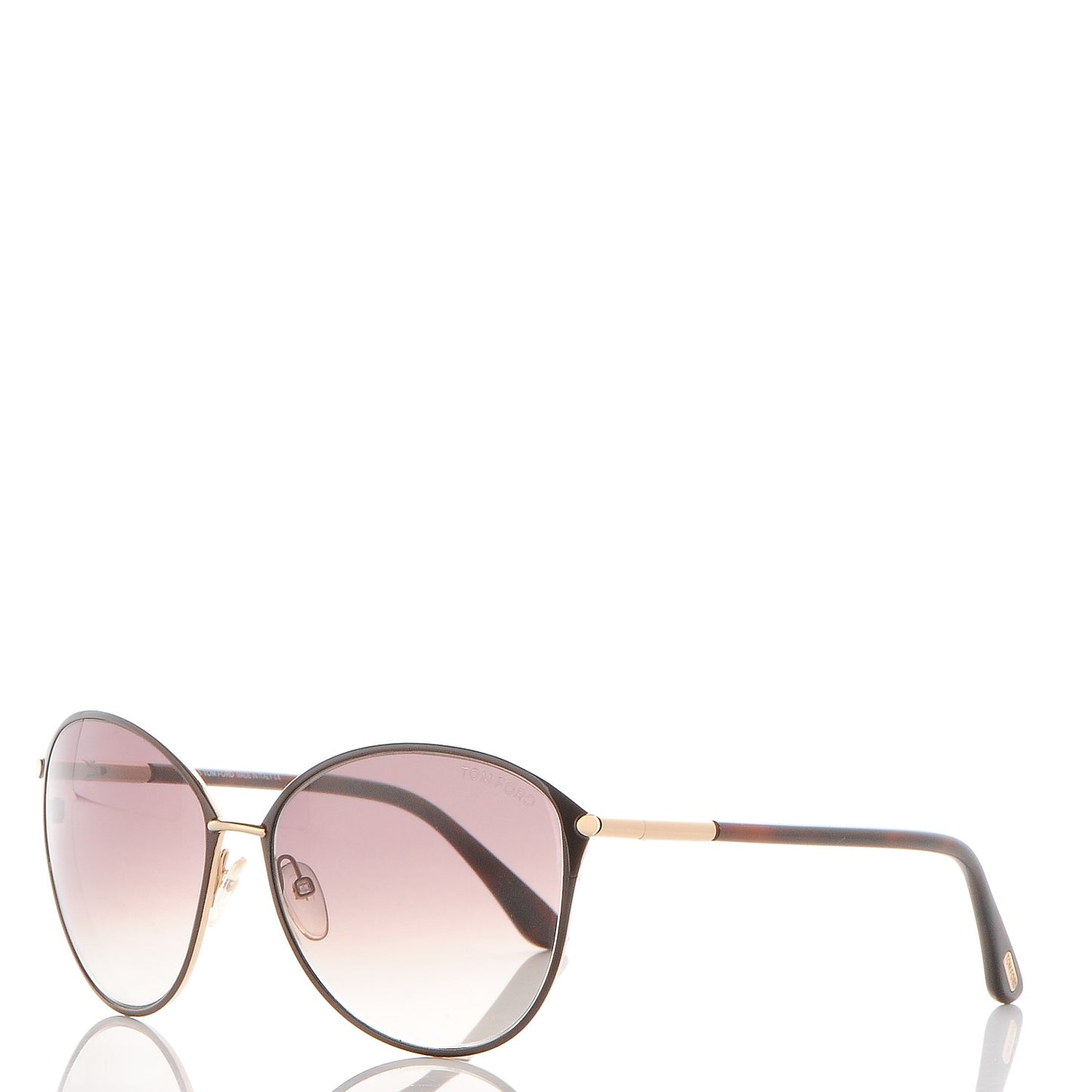 Penelope Vintage Round Sunglasses TF320 Brown