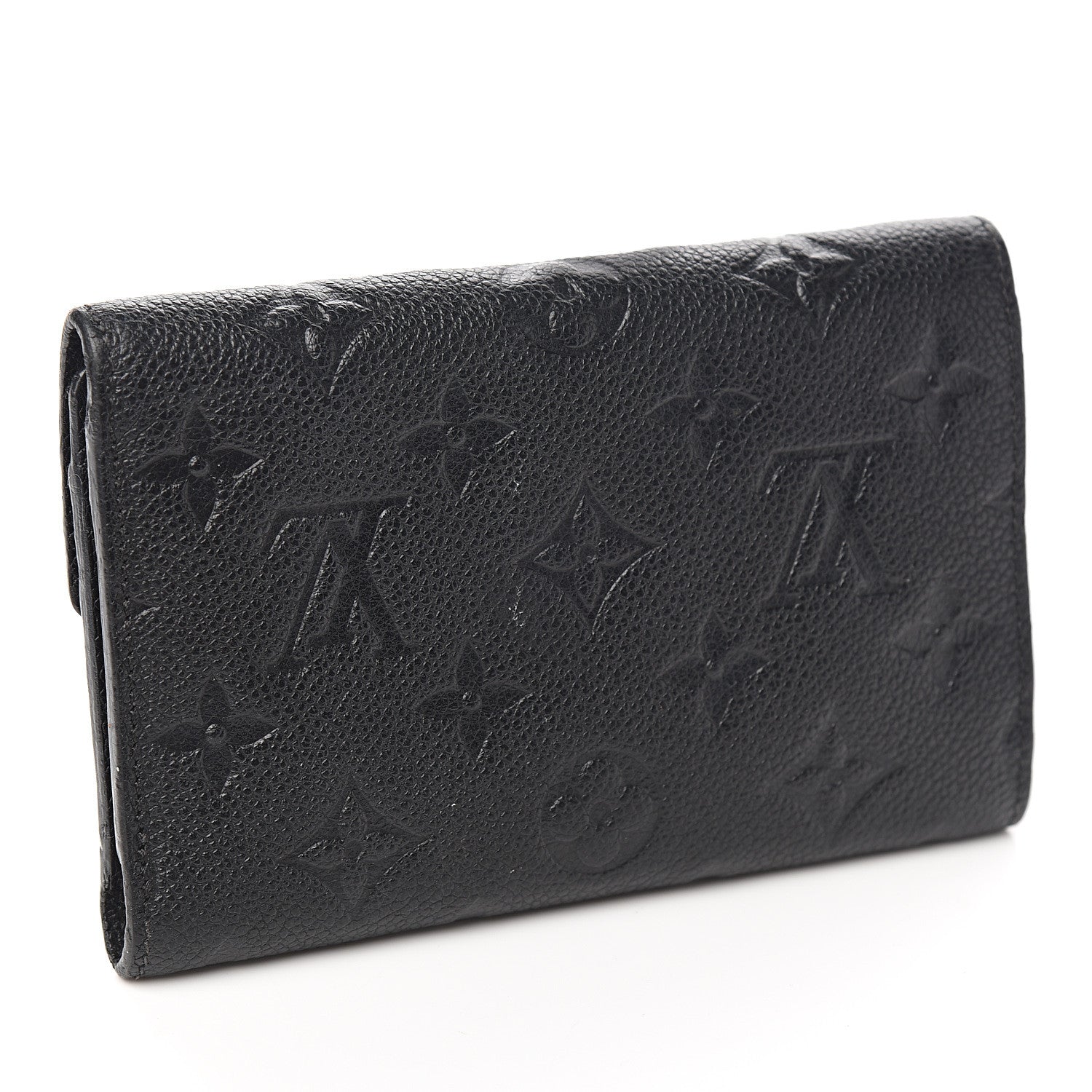 Louis Vuitton Empreinte Compact Curieuse Wallet Black 2 of 6