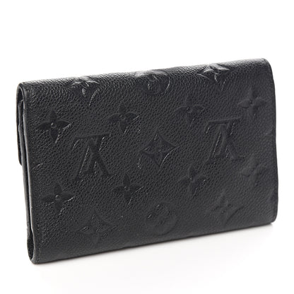 Louis Vuitton Empreinte Compact Curieuse Wallet Black 2 of 6