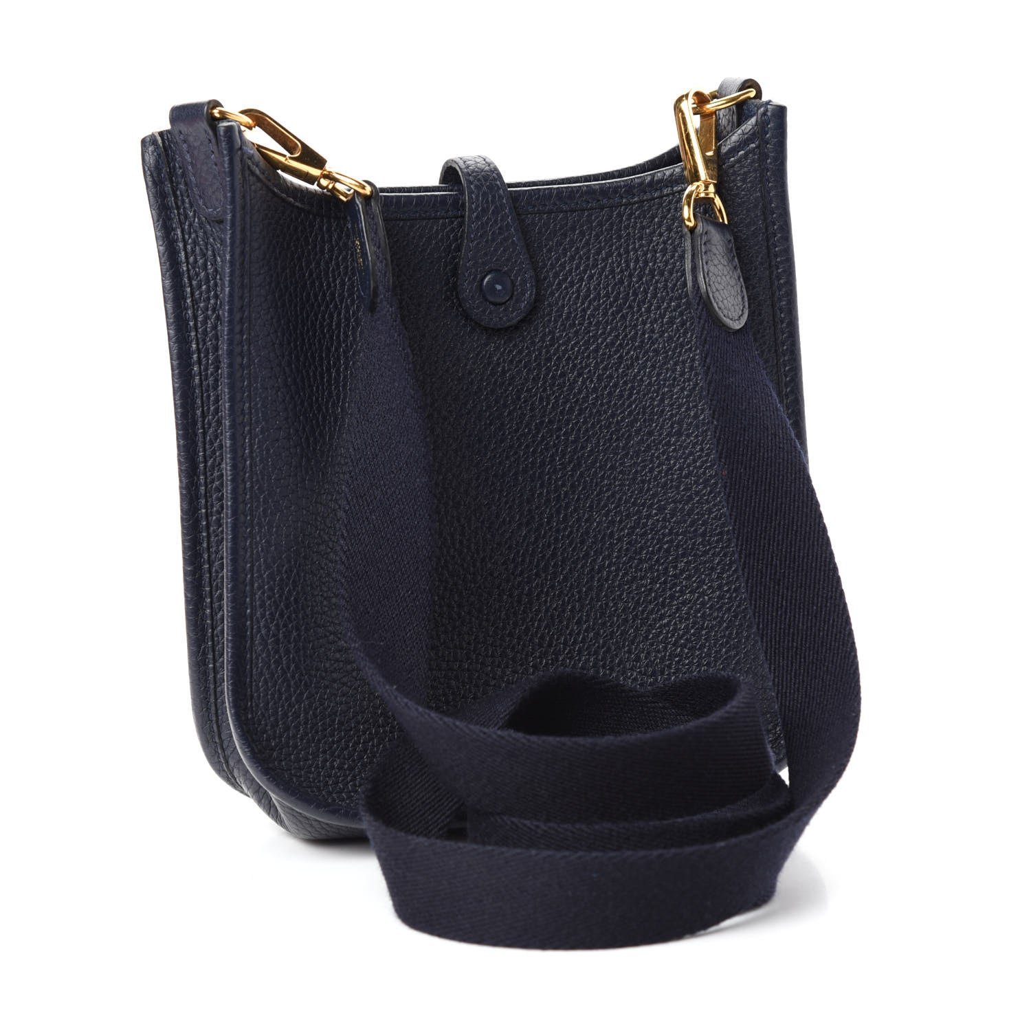 Hermes Taurillon Clemence Evelyne TPM Bleu Nuit 3 of 13