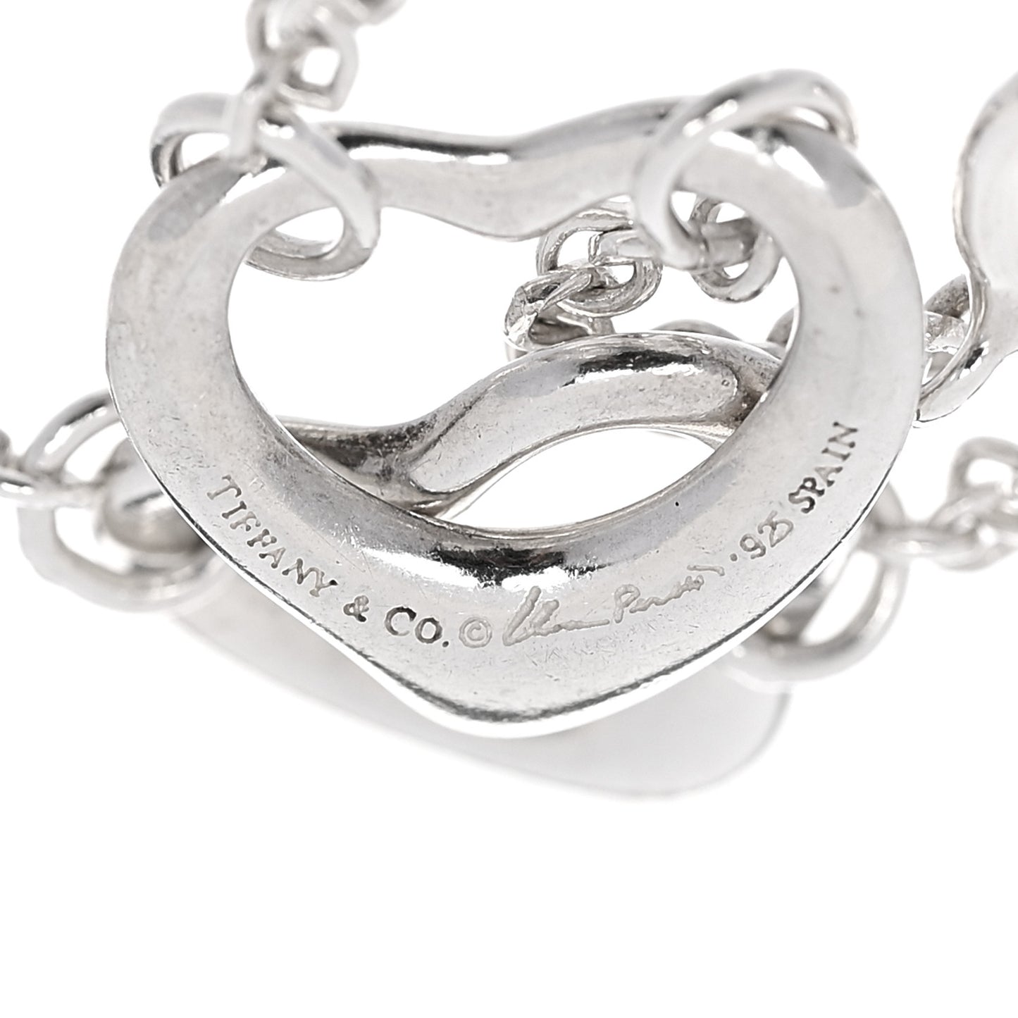 Sterling Silver Elsa Peretti Open Heart Bracelet