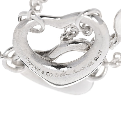 Tiffany Sterling Silver Elsa Peretti Open Heart Bracelet 3 of 3
