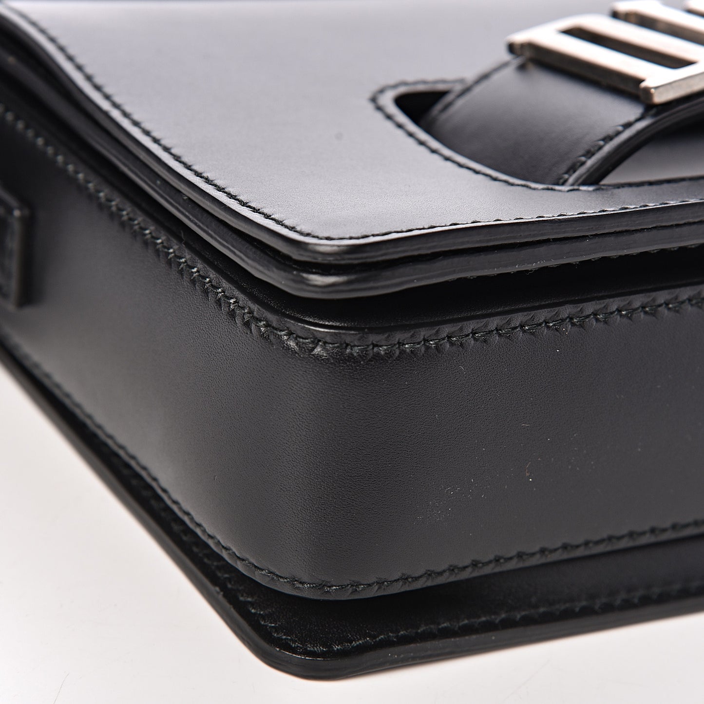 Smooth Calfskin Dio(r)evolution Flap Bag Black