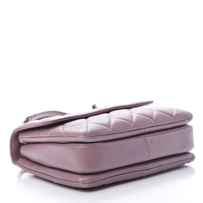 Chanel Lambskin Quilted Small Trendy CC Flap Dual Handle Bag Light Purple 4 of 17