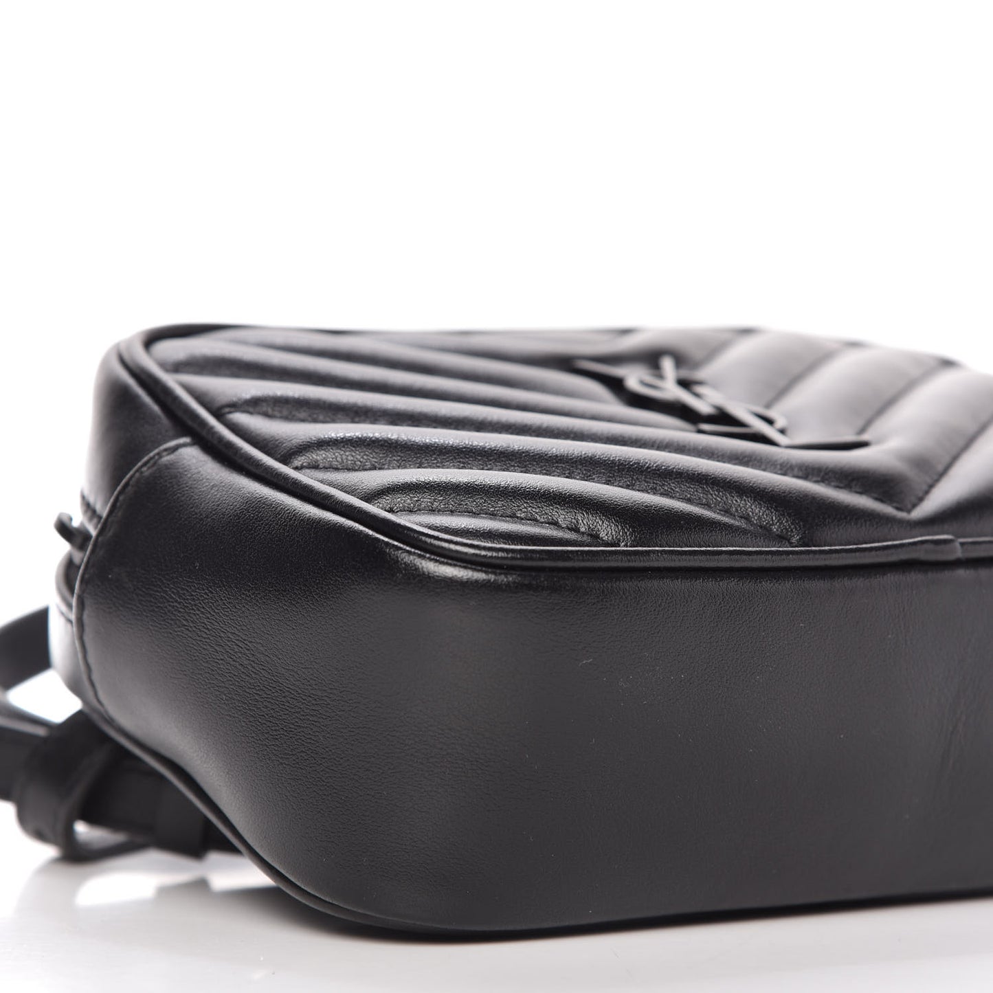 Calfskin Matelasse Monogram Lou Belt Bag Black