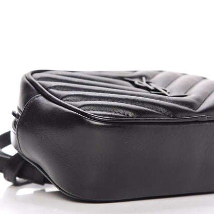 Saint Laurent Calfskin Matelasse Monogram Lou Belt Bag Black 6 of 11