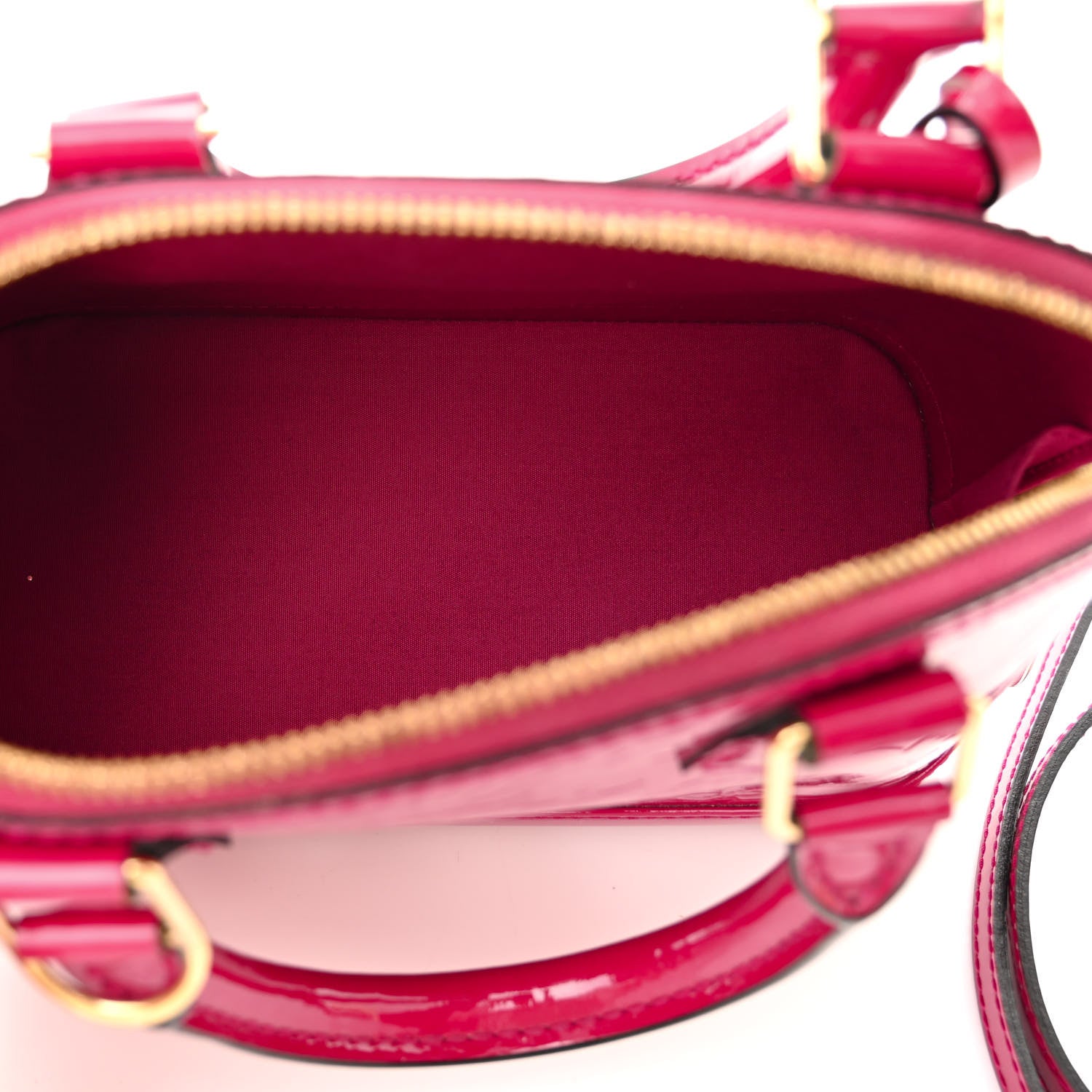 Louis Vuitton Vernis Alma BB Magenta 5 of 11
