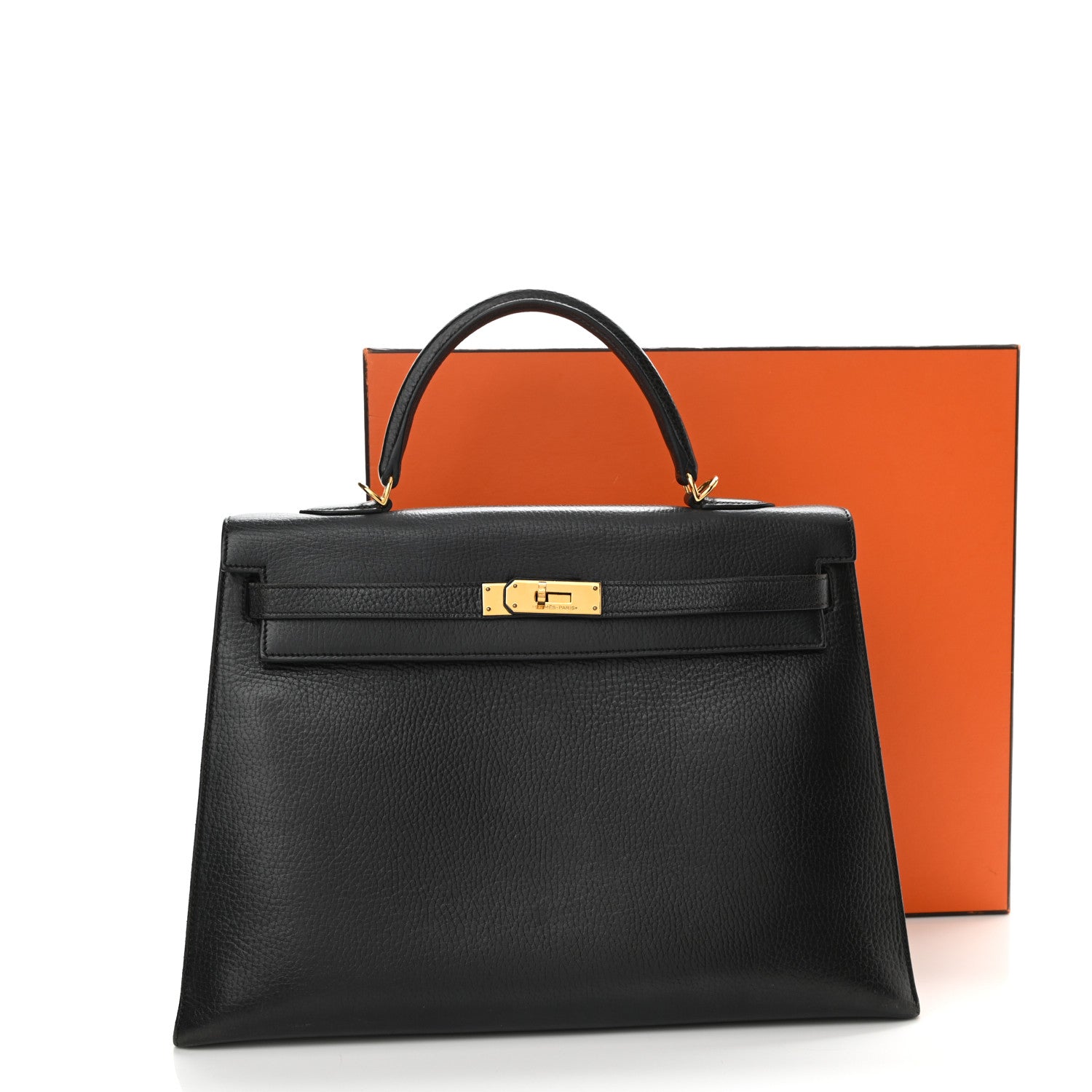 Hermes Ardennes Kelly Sellier 35 Black 17 of 17