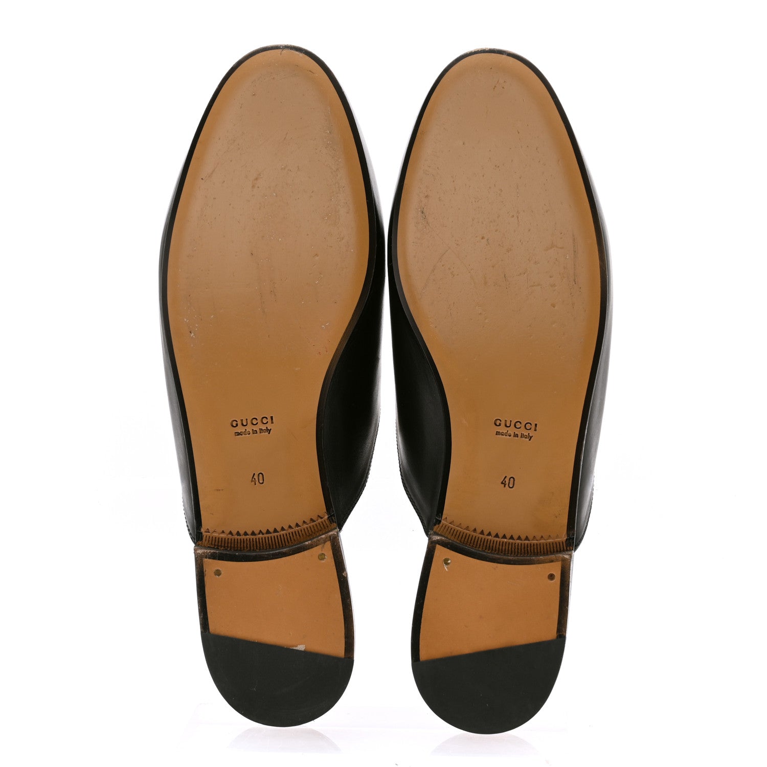 Gucci Calfskin Womens Princetown Slippers 40 Black 5 of 11