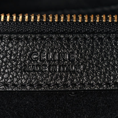 Celine Soft Grained Calfskin Small Belt Cabas Phantom Black 6 of 12