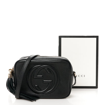 Gucci Pebbled Calfskin Small Soho Disco Bag Black 12 of 12