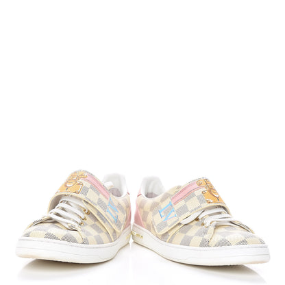 Louis Vuitton Damier Azur Summer Trunks Frontrow Sneakers 38 6 of 14