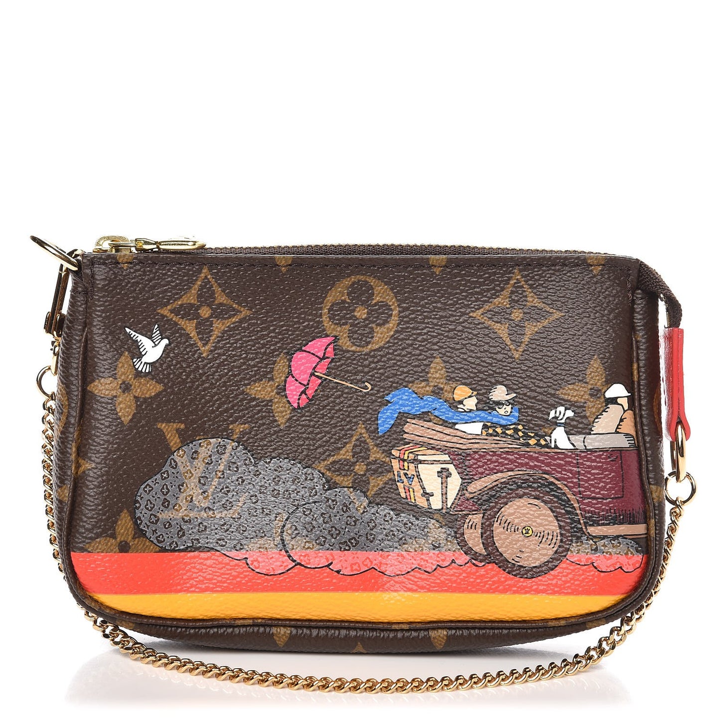 Monogram 2015 Christmas Animation Mini Pochette Accessories
