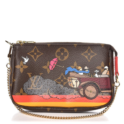 Louis Vuitton Monogram 2015 Christmas Animation Mini Pochette Accessories 1 of 8