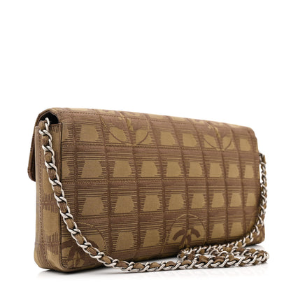Chanel Nylon Travel East West Flap Brown 3 of 17