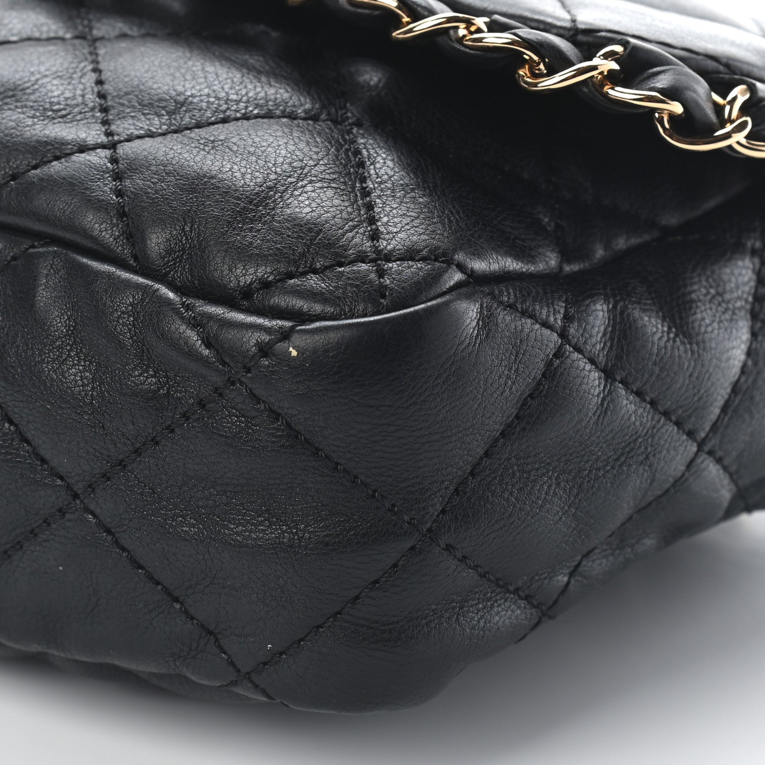 Chanel Calfskin Quilted Medium Chain Me Flap Black 8 of 8
