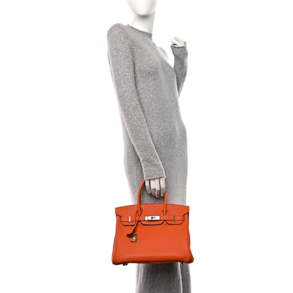 Hermes Togo Birkin 30 Orange 2 of 13