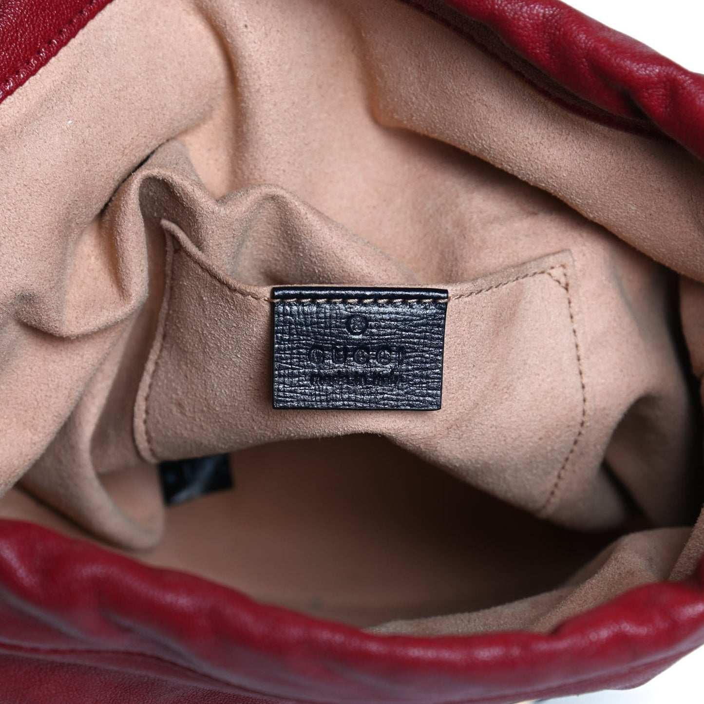 Azalea Sakai Be Green Calfskin Horsebit 1955 Drawstring Bucket Bag Blue New Cherry Red