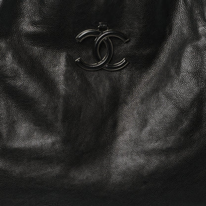 Chanel Calfskin Coco Curve Tote Black 8 of 10