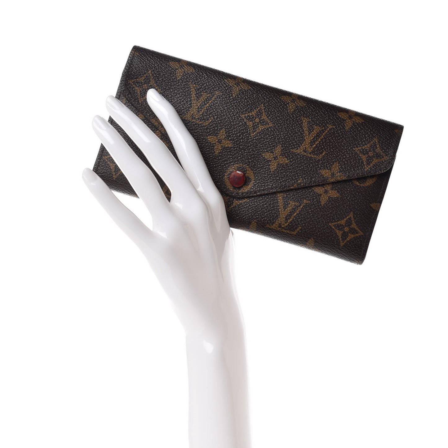 Monogram Josephine Wallet Red