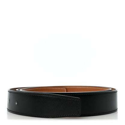 Hermes Box Togo 32mm Belt Strap 105 42 Black Gold 1 of 7